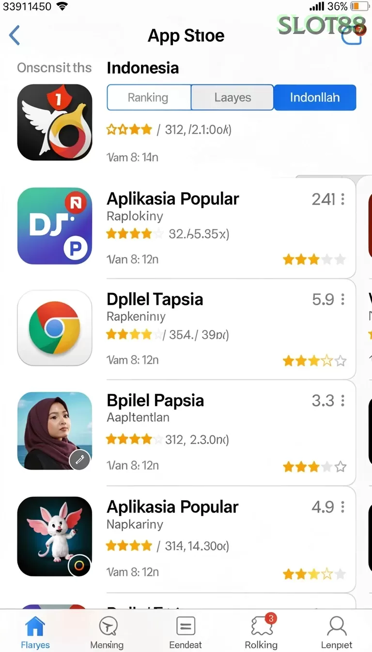 Cuplikan layar BOSSWIN — aktivitas