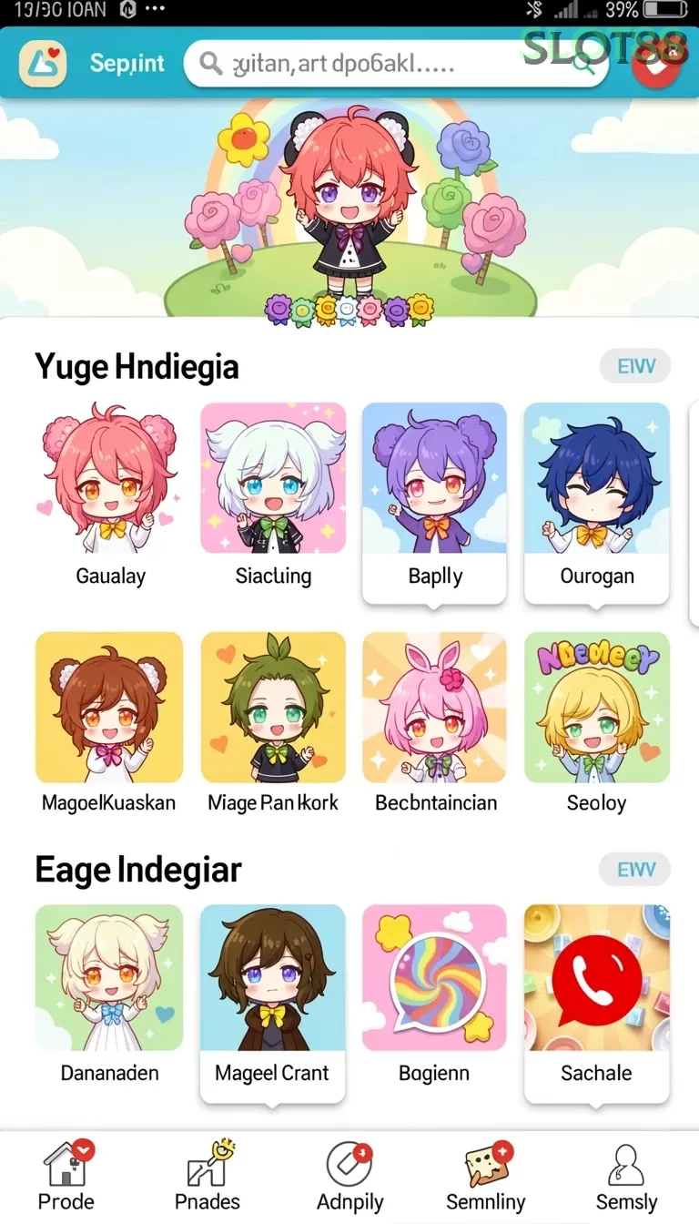 Cuplikan layar GX88 — aktivitas